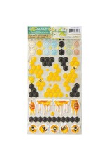 49 AND MARKET 49 AND MARKET BOTANICAL BUZZ PUFFY STICKERS