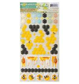 49 AND MARKET 49 AND MARKET BOTANICAL BUZZ PUFFY STICKERS
