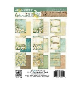 49 AND MARKET 49 AND MARKET BOTANICAL BUZZ 6x8 COLLECTION PACK 24 SHEETS