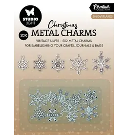 STUDIOLIGHT STUDIOLIGHT ESSENTIALS COLLECTION SNOWFLAKES METAL CHARMS