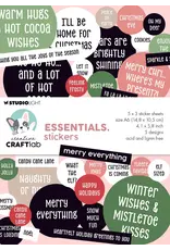 STUDIOLIGHT STUDIOLIGHT CREATIVE CRAFTLAB ESSENTIALS MERRY EVERYTHING STICKERS