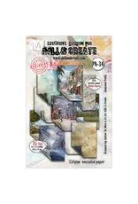 AALL & CREATE AALL & CREATE AUTOUR DE MWA & CO #34 SEASONED TRAILS A5 DOUBLE-SIDED DESIGN PAPERS 10/PK
