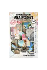 AALL & CREATE AALL & CREATE AUTOUR DE MWA & CO #37 SUNSET SPLASHES A5 DOUBLE-SIDED DESIGN PAPERS 10/PK