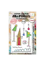 AALL & CREATE AALL & CREATE JANET KLEIN #1316 HOLIDAY HOUSE A7 CLEAR STAMP SET