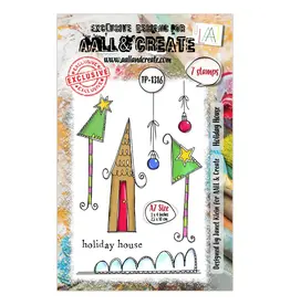 AALL & CREATE AALL & CREATE JANET KLEIN #1316 HOLIDAY HOUSE A7 CLEAR STAMP SET
