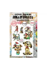 AALL & CREATE AALL & CREATE AUTOUR DE MWA #1320 SNUGGLE SPARK A6 CLEAR STAMP SET