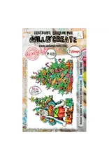 AALL & CREATE AALL & CREATE AUTOUR DE MWA #1322 CANDY TINSEL A6 CLEAR STAMP SET