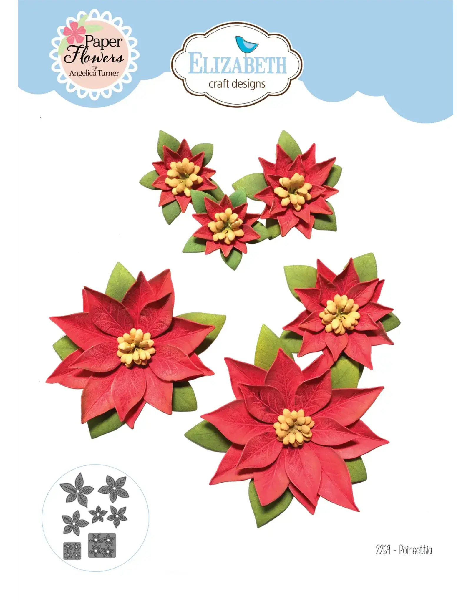 ELIZABETH CRAFT DESIGNS ELIZABETH CRAFT DESIGNS POINSETTIA DIE SET