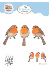 ELIZABETH CRAFT DESIGNS ELIZABETH CRAFT DESIGNS FESTIVE ROBIN DIE SET