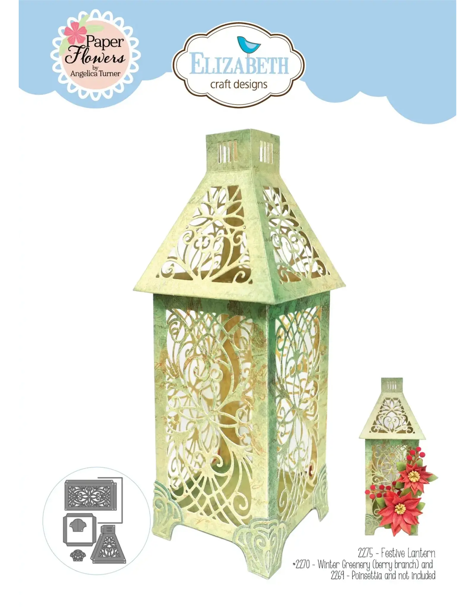 ELIZABETH CRAFT DESIGNS ELIZABETH CRAFT DESIGNS FESTIVE LANTERN DIE SET