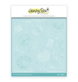 HONEY BEE HONEY BEE STAMPS MAKER'S MIX 6x6 LAYERING STENCIL SET 6/PK