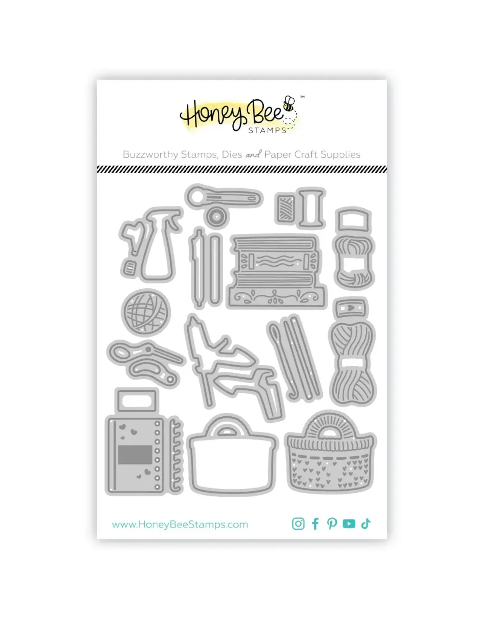 HONEY BEE HONEY BEE STAMPS LOVELY LAYERS: ARTS & CRAFTS SUPPLIES DIE SET