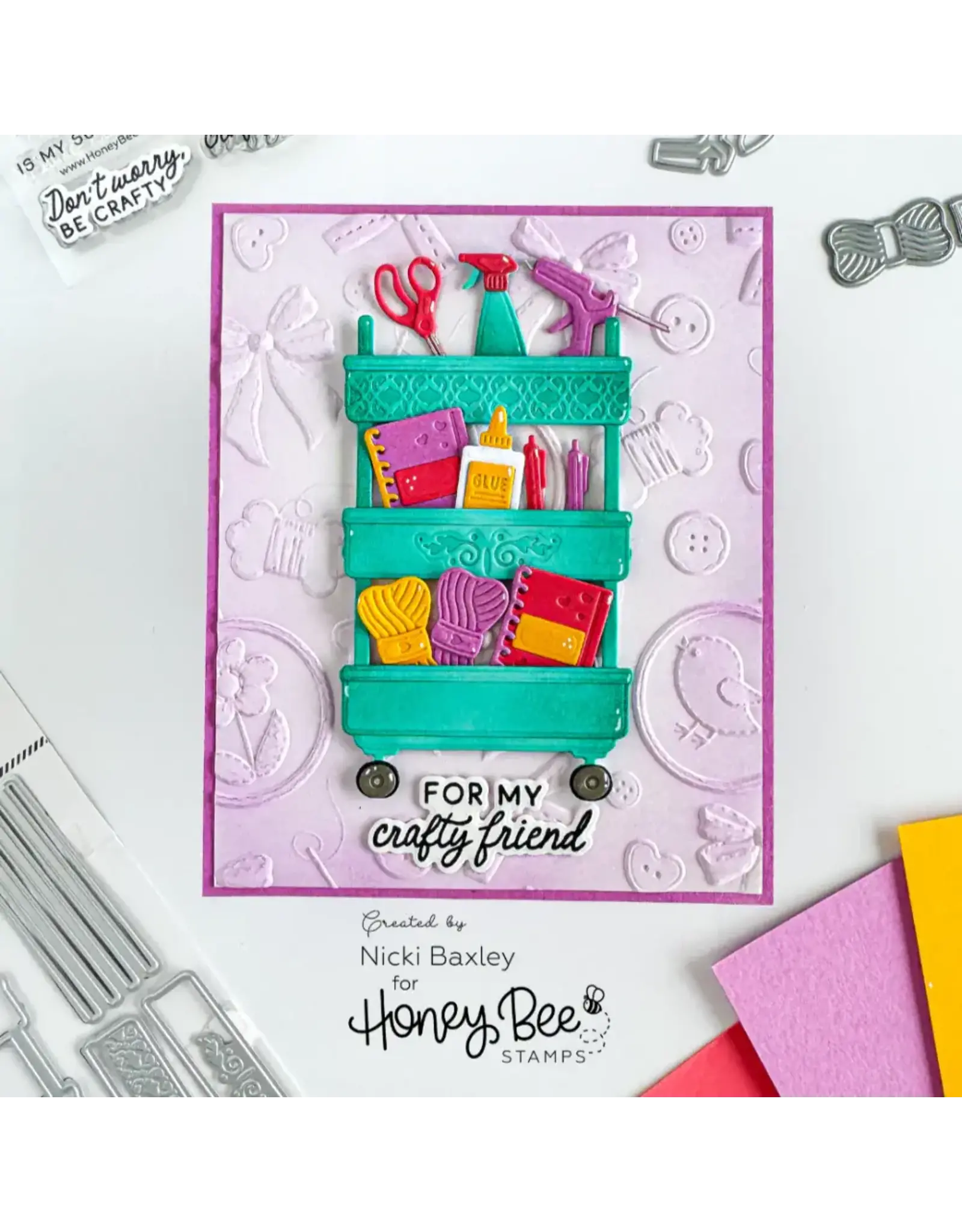 HONEY BEE HONEY BEE STAMPS LOVELY LAYERS: ARTS & CRAFTS SUPPLIES DIE SET