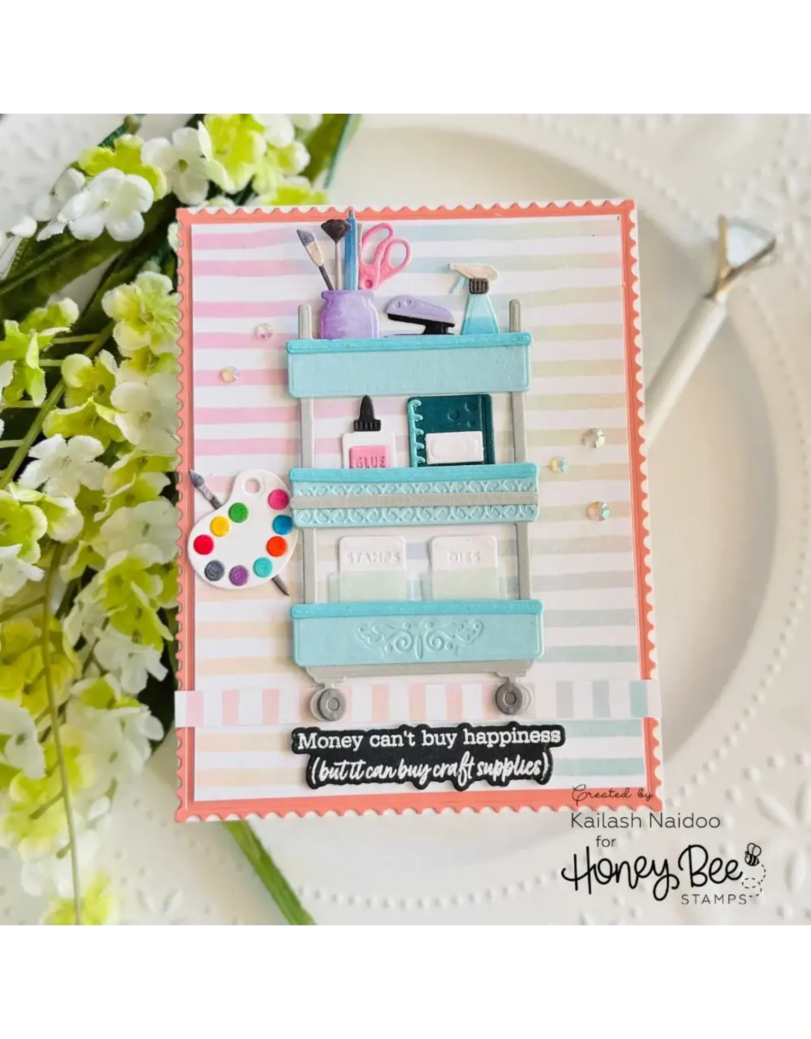 HONEY BEE HONEY BEE STAMPS LOVELY LAYERS: ARTS & CRAFTS SUPPLIES DIE SET