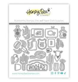 HONEY BEE HONEY BEE STAMPS LOVELY LAYERS: FIREPLACE LODGE ADD-ON DIE SET