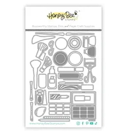 HONEY BEE HONEY BEE STAMPS LOVELY LAYERS: ZIPPER BAG MAKEUP ADD-ON DIE SET