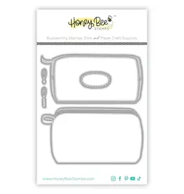 HONEY BEE HONEY BEE STAMPS LOVELY LAYERS: ZIPPER BAG DIE SET