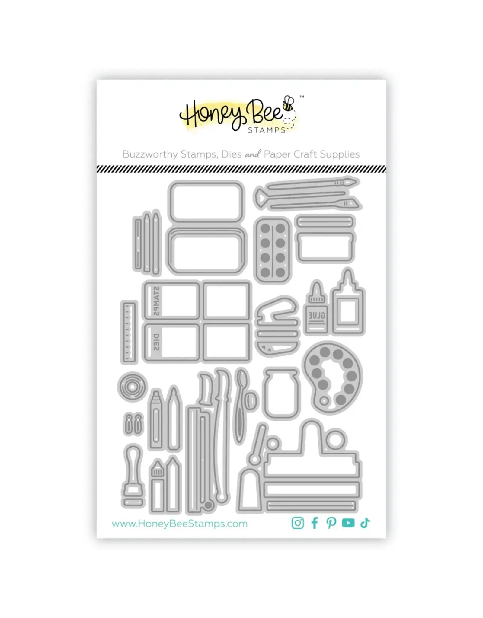 HONEY BEE HONEY BEE STAMPS LOVELY LAYERS: PAPER CRAFTING SUPPLIES DIE SET