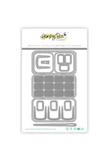 HONEY BEE HONEY BEE STAMPS LOVELY LAYERS: TIN PALETTE DIE SET
