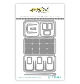 HONEY BEE HONEY BEE STAMPS LOVELY LAYERS: TIN PALETTE DIE SET