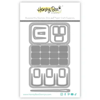 HONEY BEE HONEY BEE STAMPS LOVELY LAYERS: TIN PALETTE DIE SET