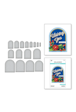 SPELLBINDERS SPELLBINDERS GLIMMER GREETINGS COLLECTION ESSENTIAL ARCHES ETCHED DIE SET