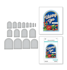 SPELLBINDERS SPELLBINDERS GLIMMER GREETINGS COLLECTION ESSENTIAL ARCHES ETCHED DIE SET