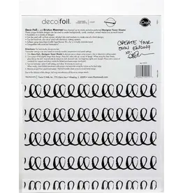 THERMOWEB ICRAFT DECO FOIL CLEAR TONER SHEETS LOOPY 8.5X11 4PK