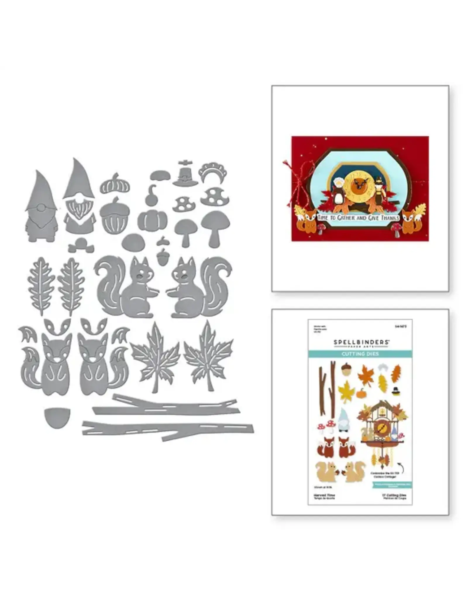 SPELLBINDERS SPELLBINDERS CUCKOO COTTAGE COLLECTION HARVEST TIME DIE SET