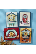 SPELLBINDERS SPELLBINDERS CUCKOO COTTAGE COLLECTION CHIMING CHRISTMAS DIE SET