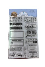 ELIZABETH CRAFT DESIGNS ELIZABETH CRAFT DESIGNS PLANNER ESSENTIALS FIELD NOTES CLEAR STAMP SET