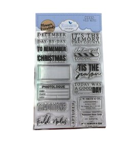 ELIZABETH CRAFT DESIGNS ELIZABETH CRAFT DESIGNS PLANNER ESSENTIALS FIELD NOTES CLEAR STAMP SET