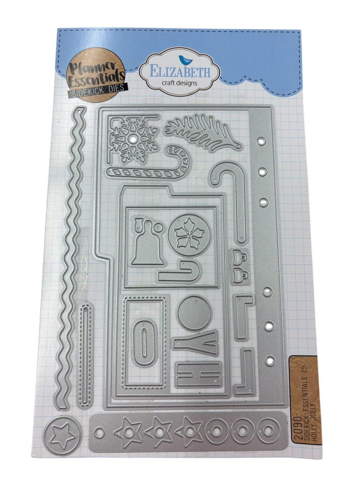 ELIZABETH CRAFT DESIGNS ELIZABETH CRAFT DESIGNS SIDEKICK PLANNER ESSENTIALS 29 HOLLY JOLLY DIE SET