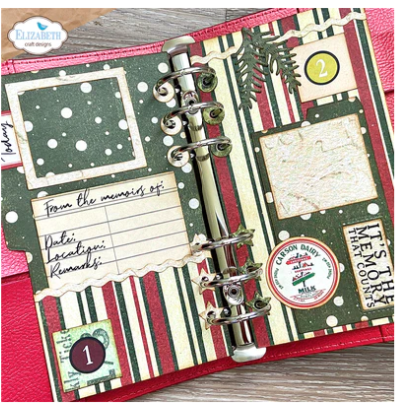 ELIZABETH CRAFT DESIGNS ELIZABETH CRAFT DESIGNS SIDEKICK PLANNER ESSENTIALS 29 HOLLY JOLLY DIE SET