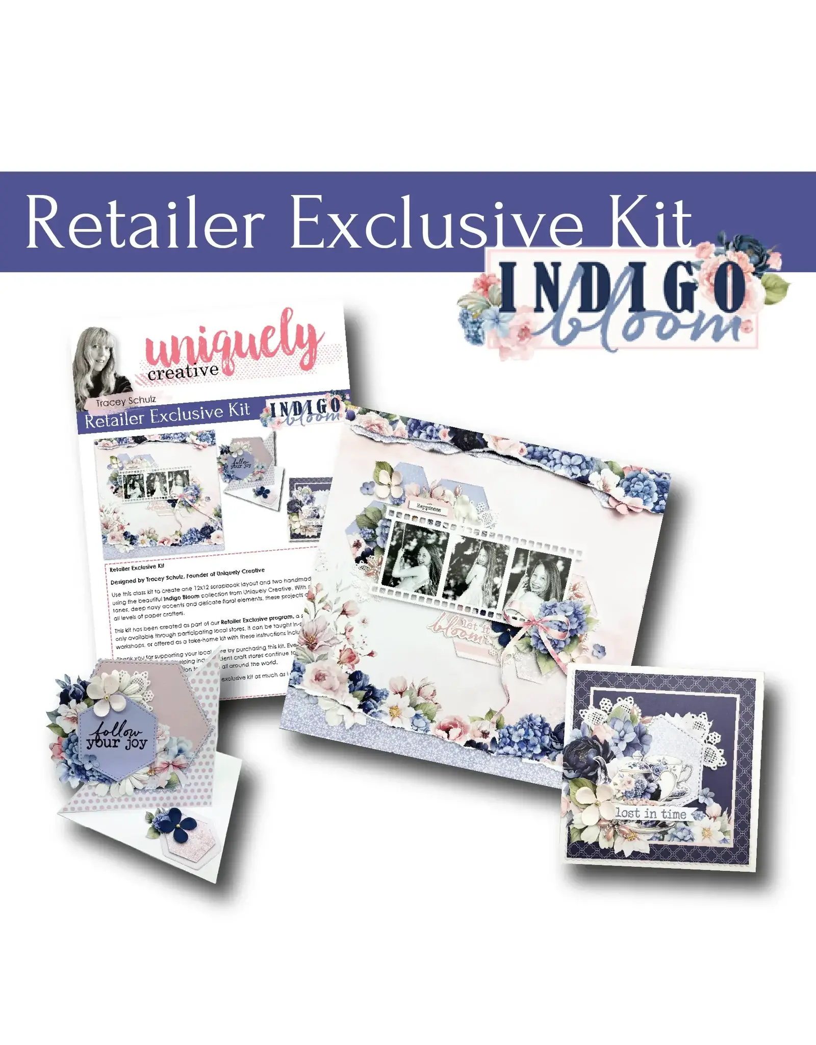 UNIQUELY CREATIVE UNIQUELY CREATIVE INDIGO BLOOM CREATIVE KIT