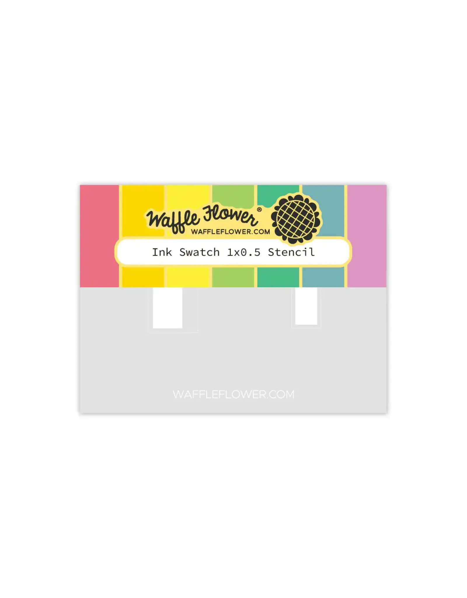 WAFFLE FLOWER WAFFLE FLOWER INK SWATCH 1x0.5 STENCIL