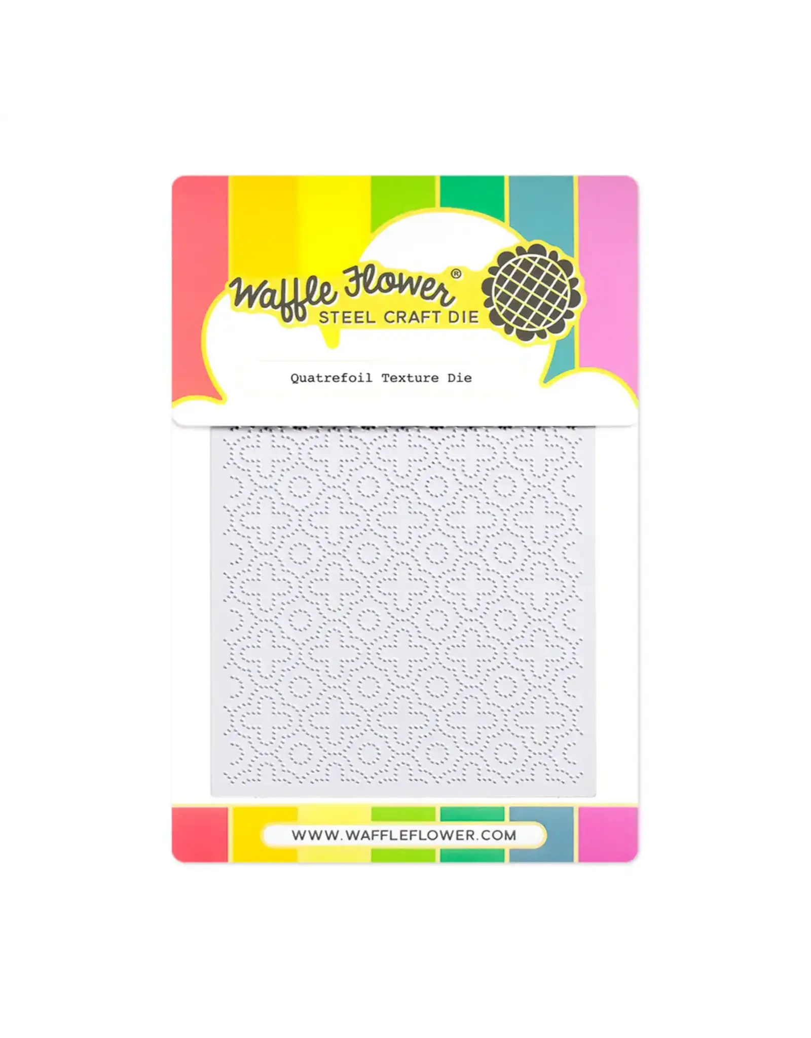 WAFFLE FLOWER WAFFLE FLOWER QUATREFOIL TEXTURE DIE