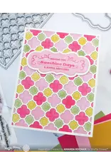 WAFFLE FLOWER WAFFLE FLOWER QUATREFOIL TEXTURE DIE