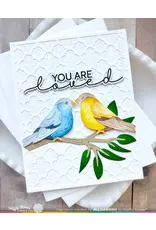 WAFFLE FLOWER WAFFLE FLOWER BIRDIE DUO DIE-N-STENCIL