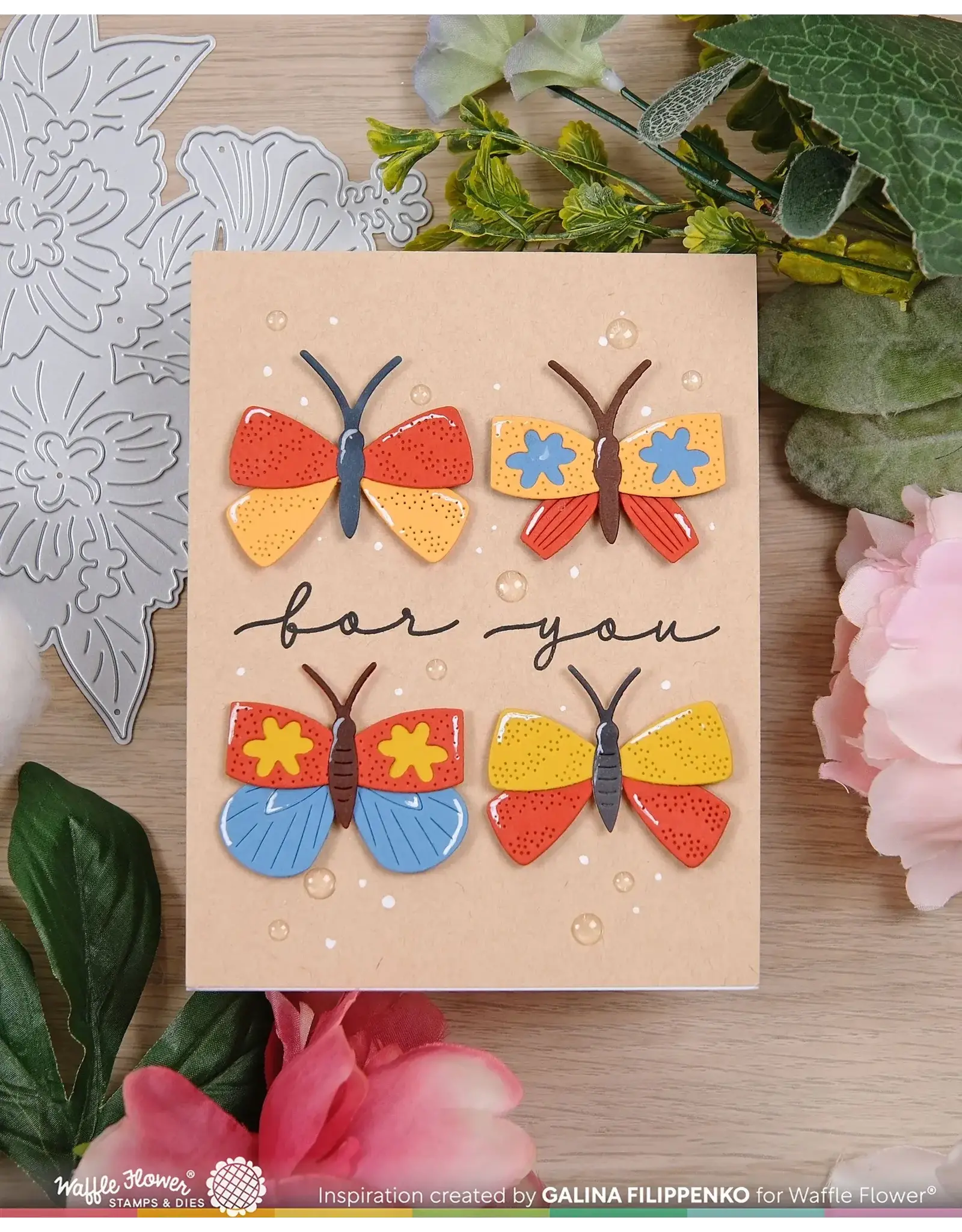 WAFFLE FLOWER WAFFLE FLOWER MIX-N-MATCH BUTTERFLIES DIE