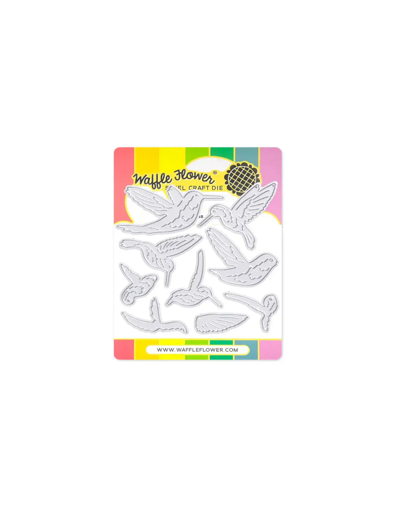 WAFFLE FLOWER WAFFLE FLOWER HUMMINGBIRDS DIE SET