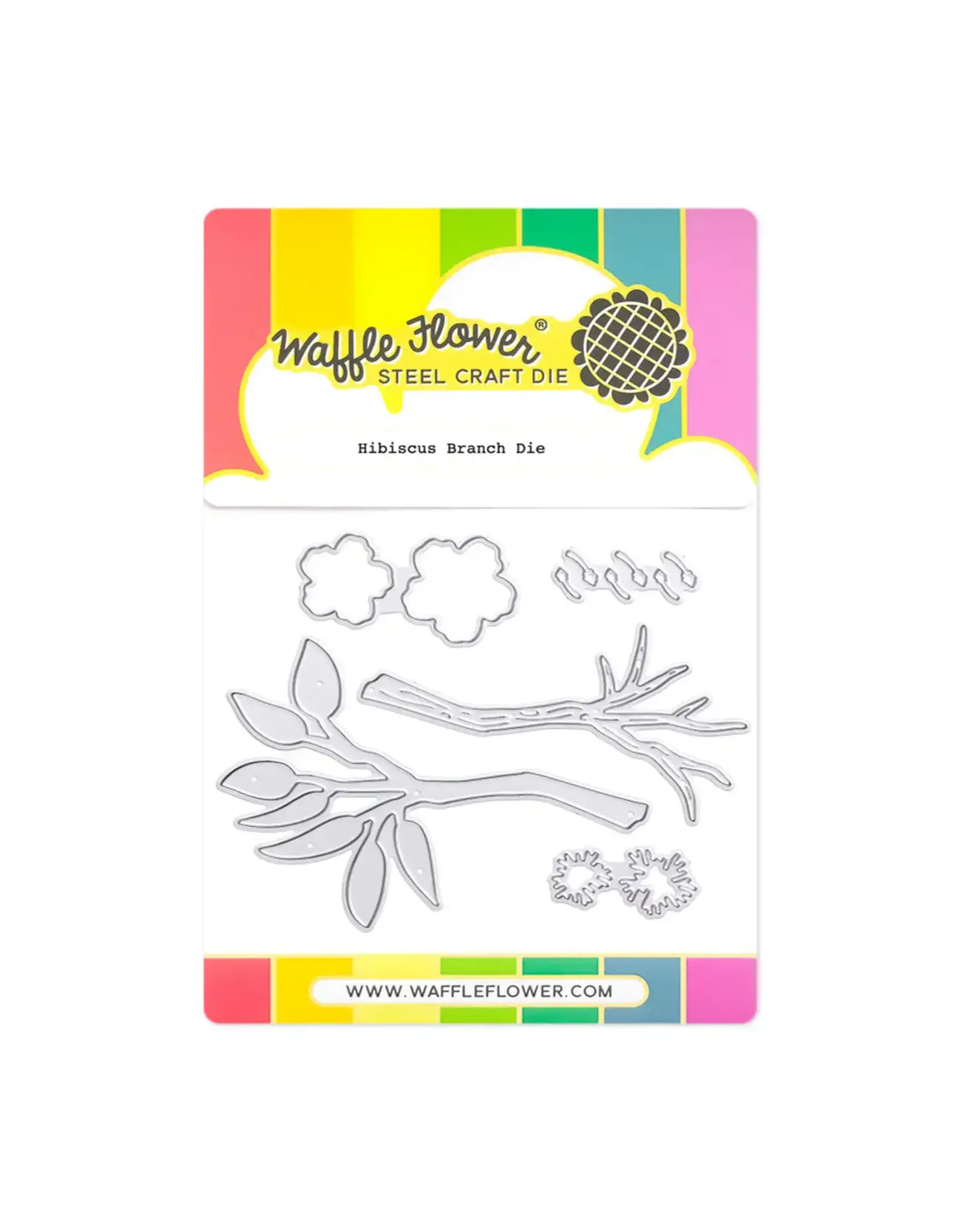 WAFFLE FLOWER WAFFLE FLOWER HIBISCUS BRANCH DIE SET