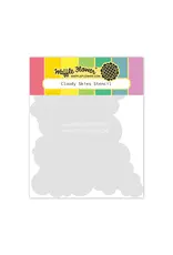 WAFFLE FLOWER WAFFLE FLOWER CLOUDY SKIES STENCIL