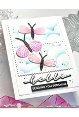 WAFFLE FLOWER WAFFLE FLOWER CLOUDY SKIES STENCIL