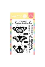 WAFFLE FLOWER WAFFLE FLOWER BUTTERFLY TRIO CLEAR STAMP SET