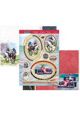 HUNKYDORY CRAFTS LTD. HUNKYDORY SPORTING PASTIMES AT THE PADDOCK LUXURY TOPPER SET
