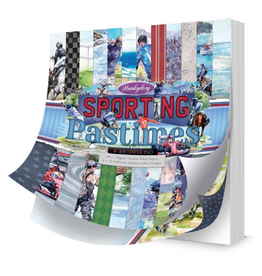 HUNKYDORY CRAFTS LTD. HUNKYDORY SPORTING PASTIMES 8x8 PAPER PAD