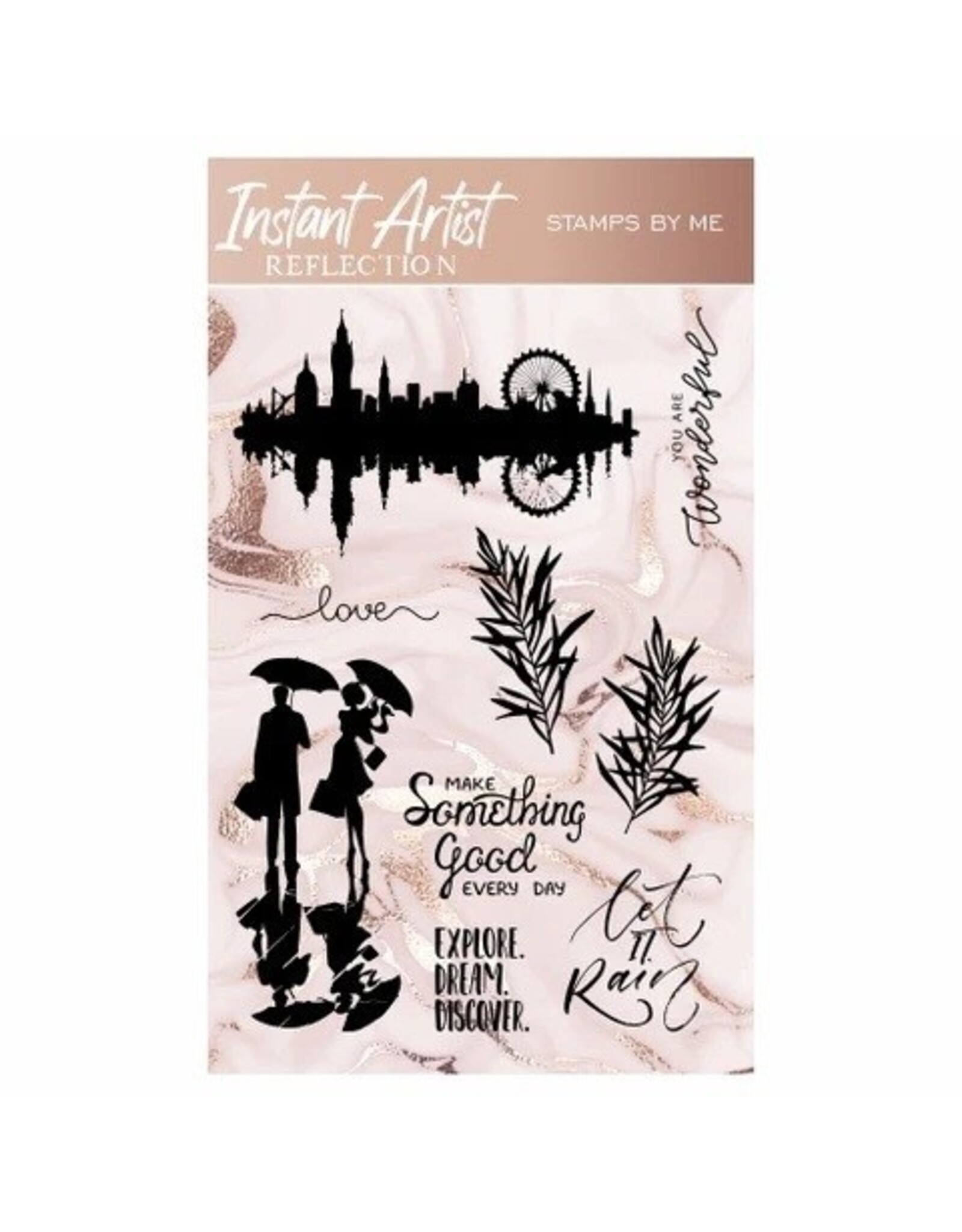 STAMPS BY ME STAMPS BY ME INSTANT ARTIST CLEAR STAMP COLLECTION - REFLECTION