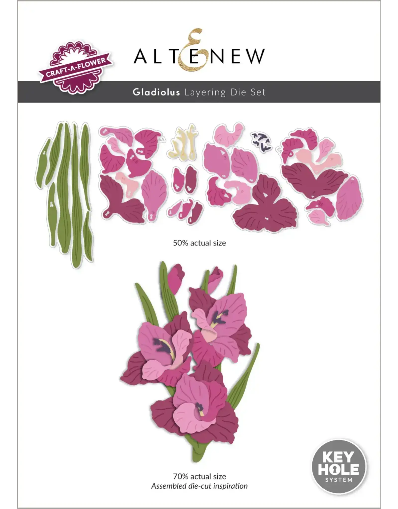 ALTENEW ALTENEW CRAFT-A-FLOWER: GLADIOLUS LAYERING DIE SET