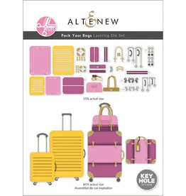 ALTENEW ALTENEW CREATIVE CUTS: PACK YOUR BAGS LAYERING DIE SET